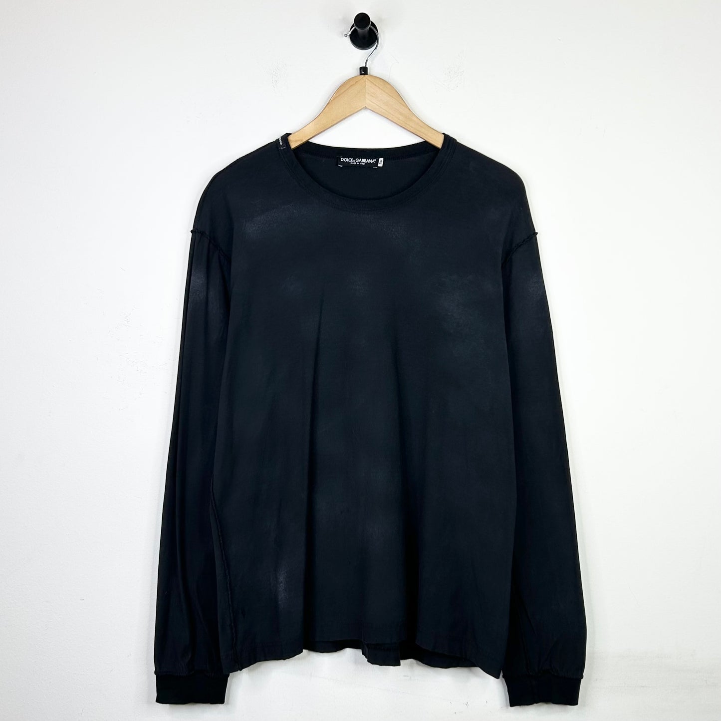 DOLCE & GABBANA BLACK LONG SLEEVE
