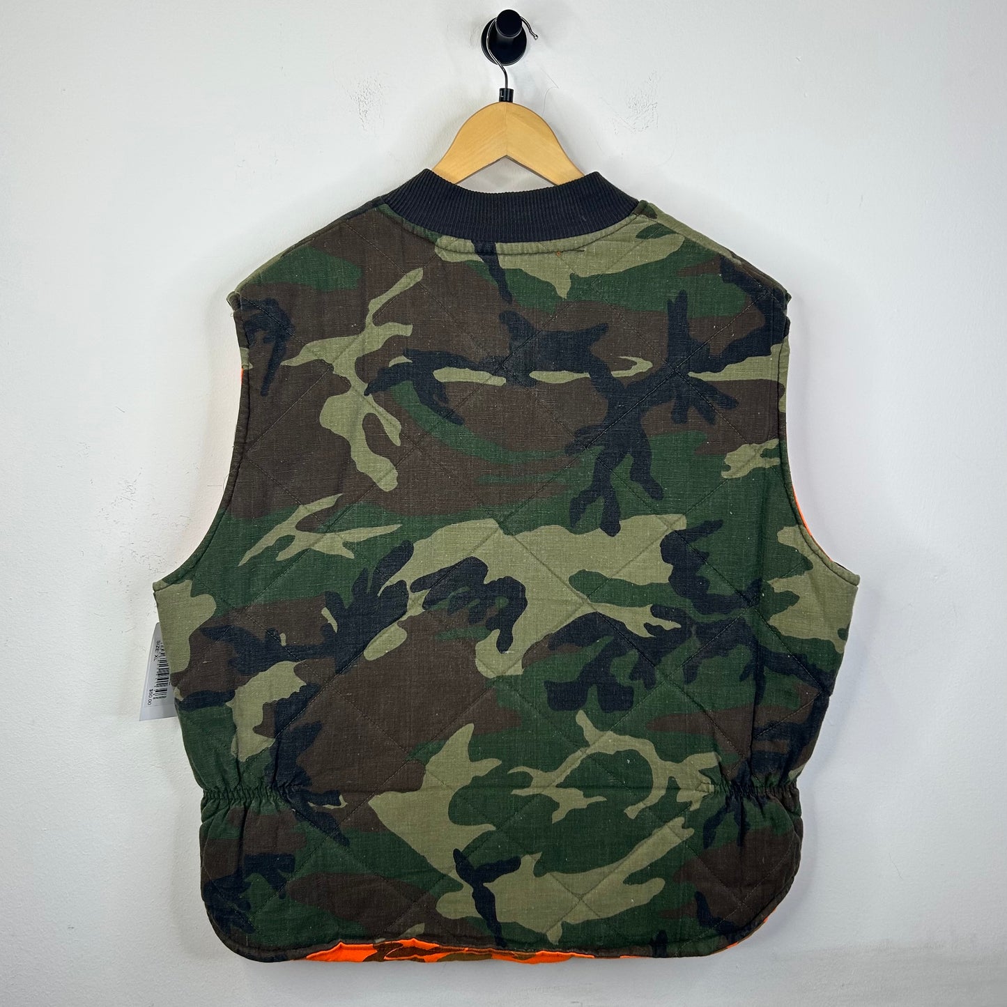 VINTAGE ORANGE/GREEN CAMO VEST