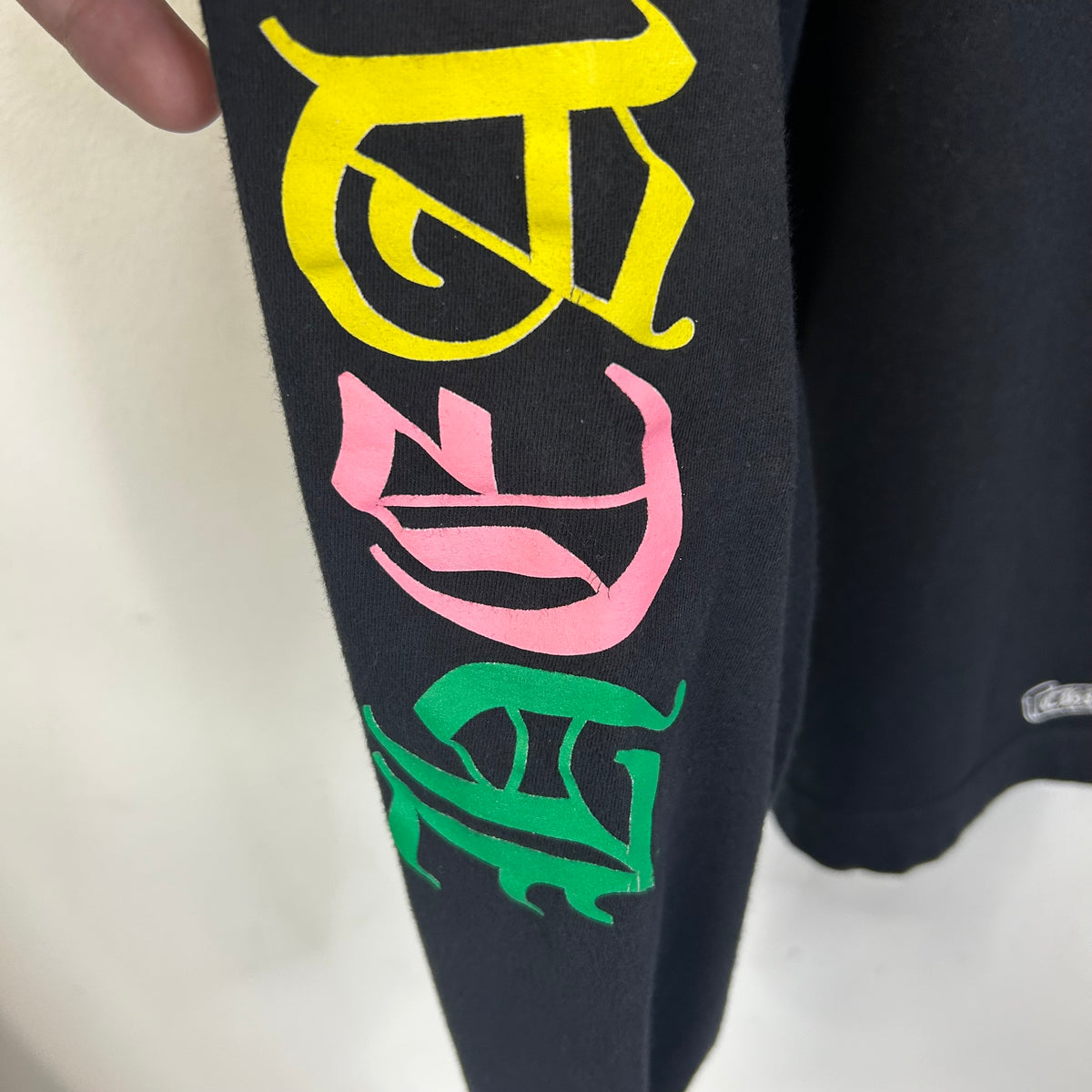 CHROME HEARTS MULTI COLOR CROSS LONG SLEEVE