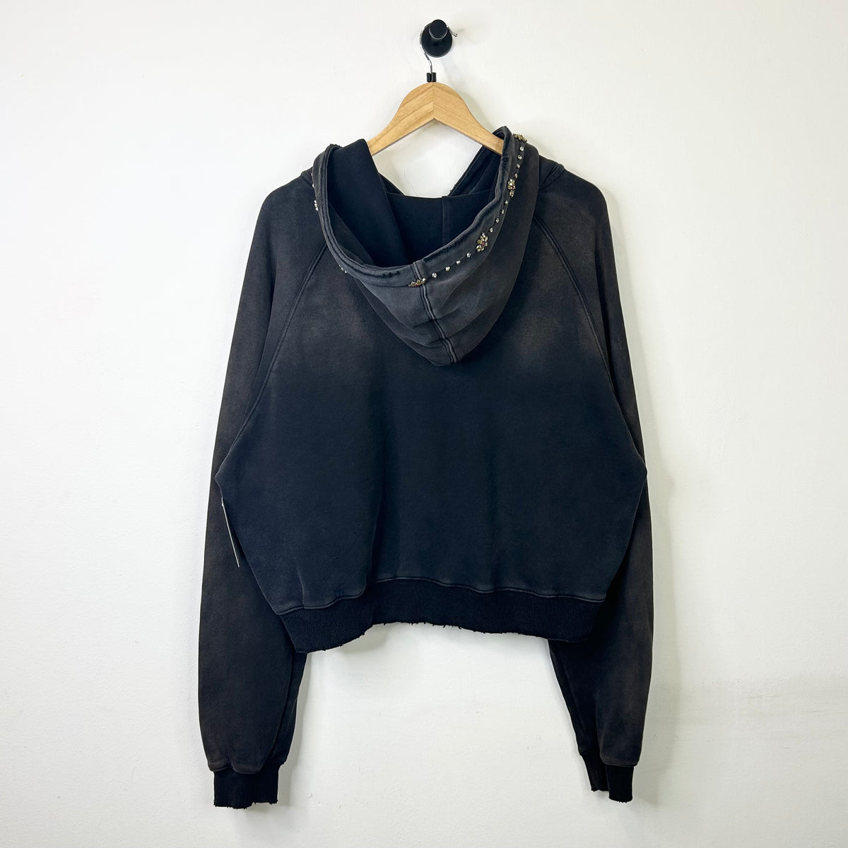 VALE FOREVER GEM ZIP UP HOODIE BLACK