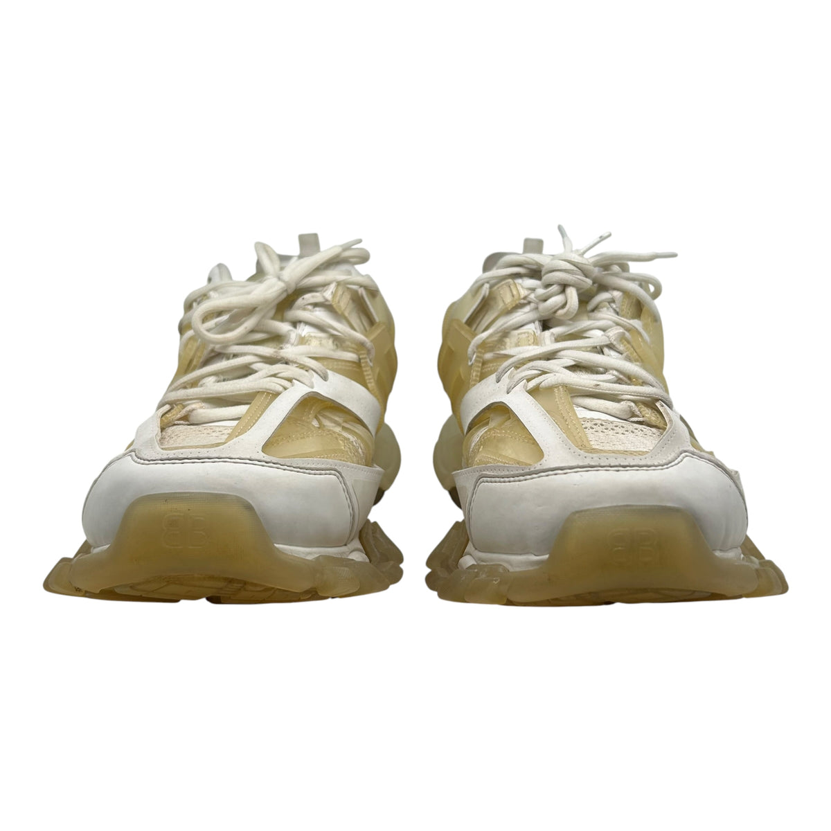 BALENCIAGA TRACK WHITE CLEAR SOLE