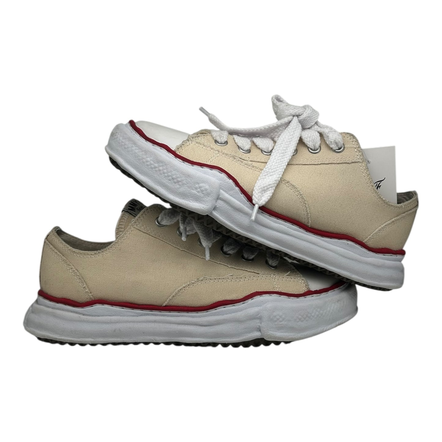 PREOWNED MAISON MIHARA SOLE CANVAS LOW TAN