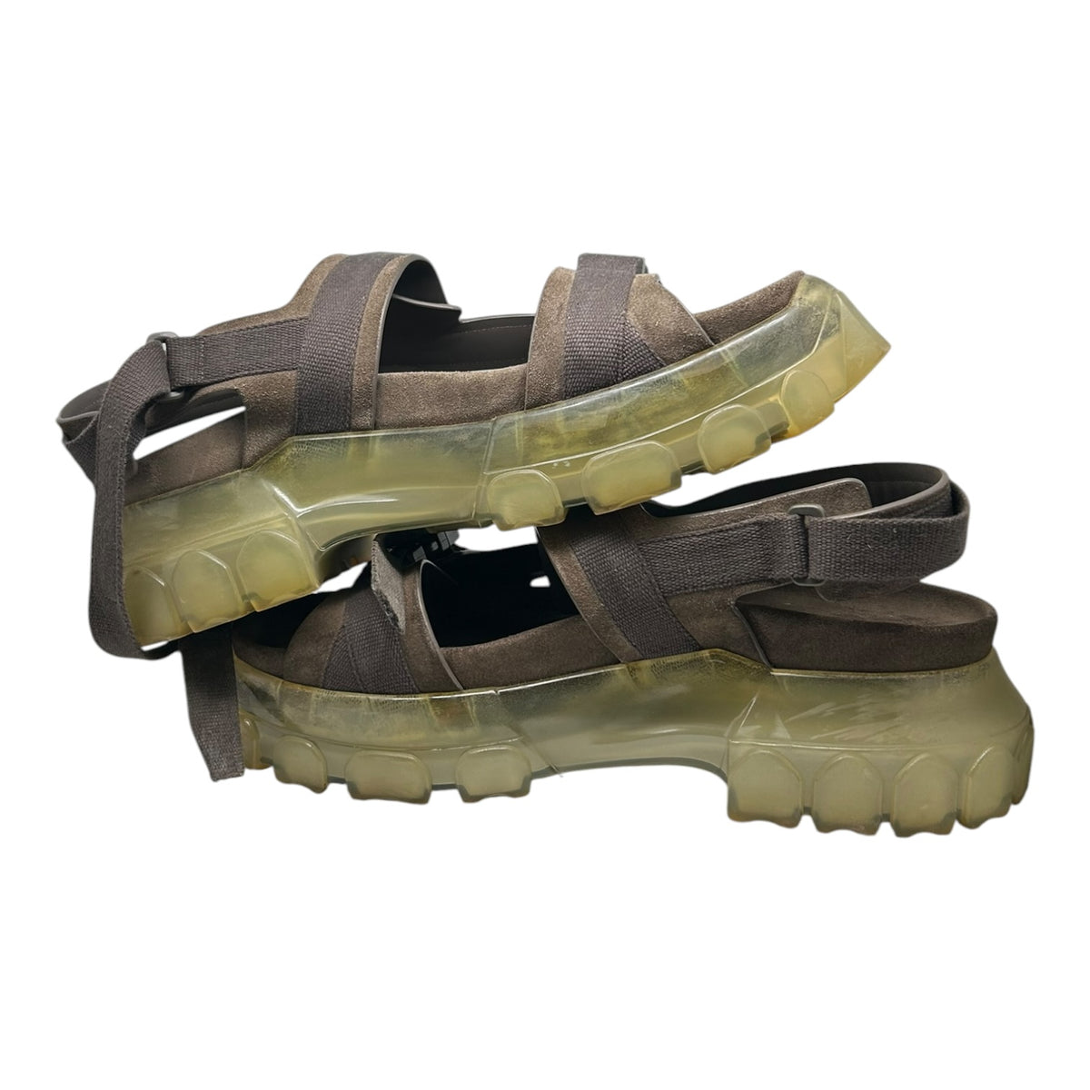 PREOWNED RICK OWENS TRACTOR SANDAL