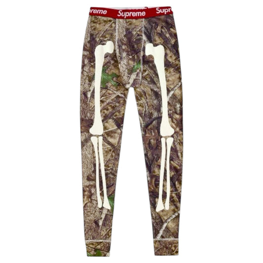 SUPREME X HANES THERMAL PANT CAMO