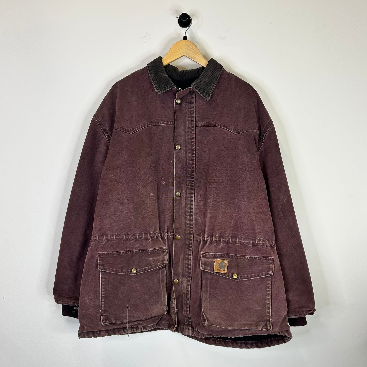 CARHARTT RUBY RED DOUBLE POCKET JACKET