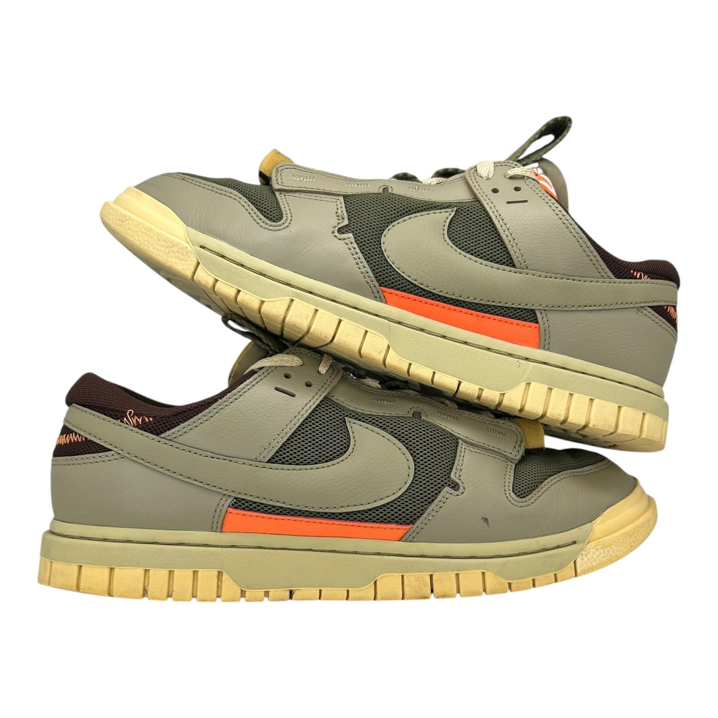 PREOWNED NIKE AIR DUNK JUMBO MEDIUM OLIVE