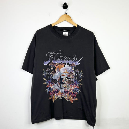 KSUBI HENDRIX EKCESS WASHED BLACK TEE