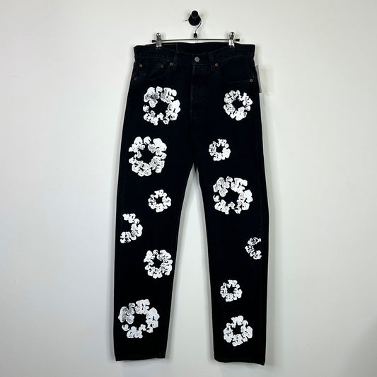 DENIM TEARS X LEVI PANT BLACK