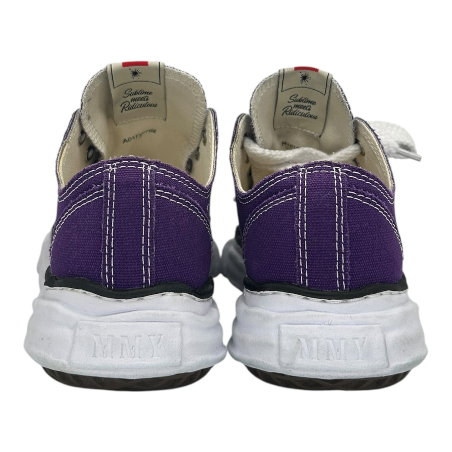PREOWNED MAISON MIHARA YASUHIRO PURPLE CANVAS