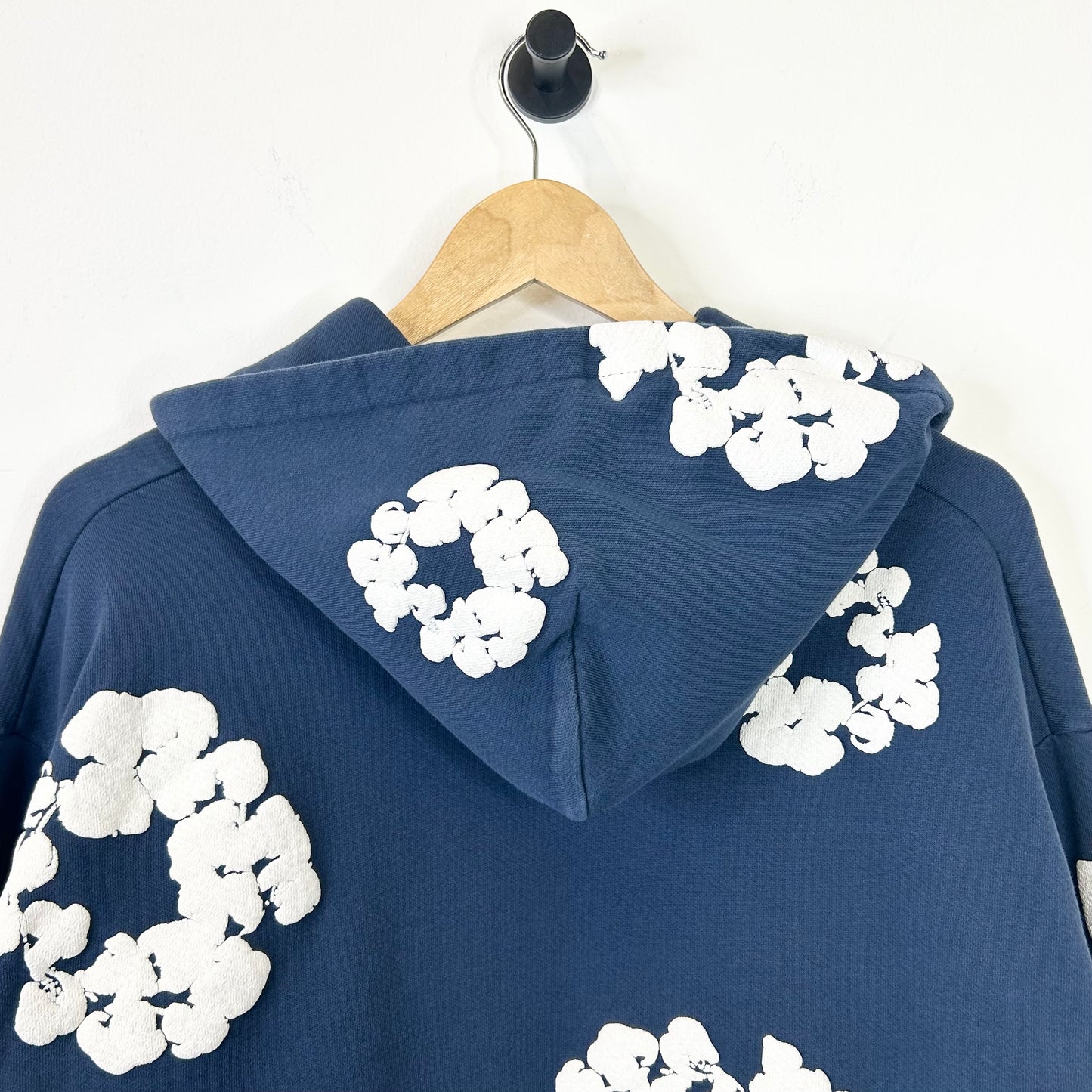 DENIM TEARS NAVY BLUE HOODIE