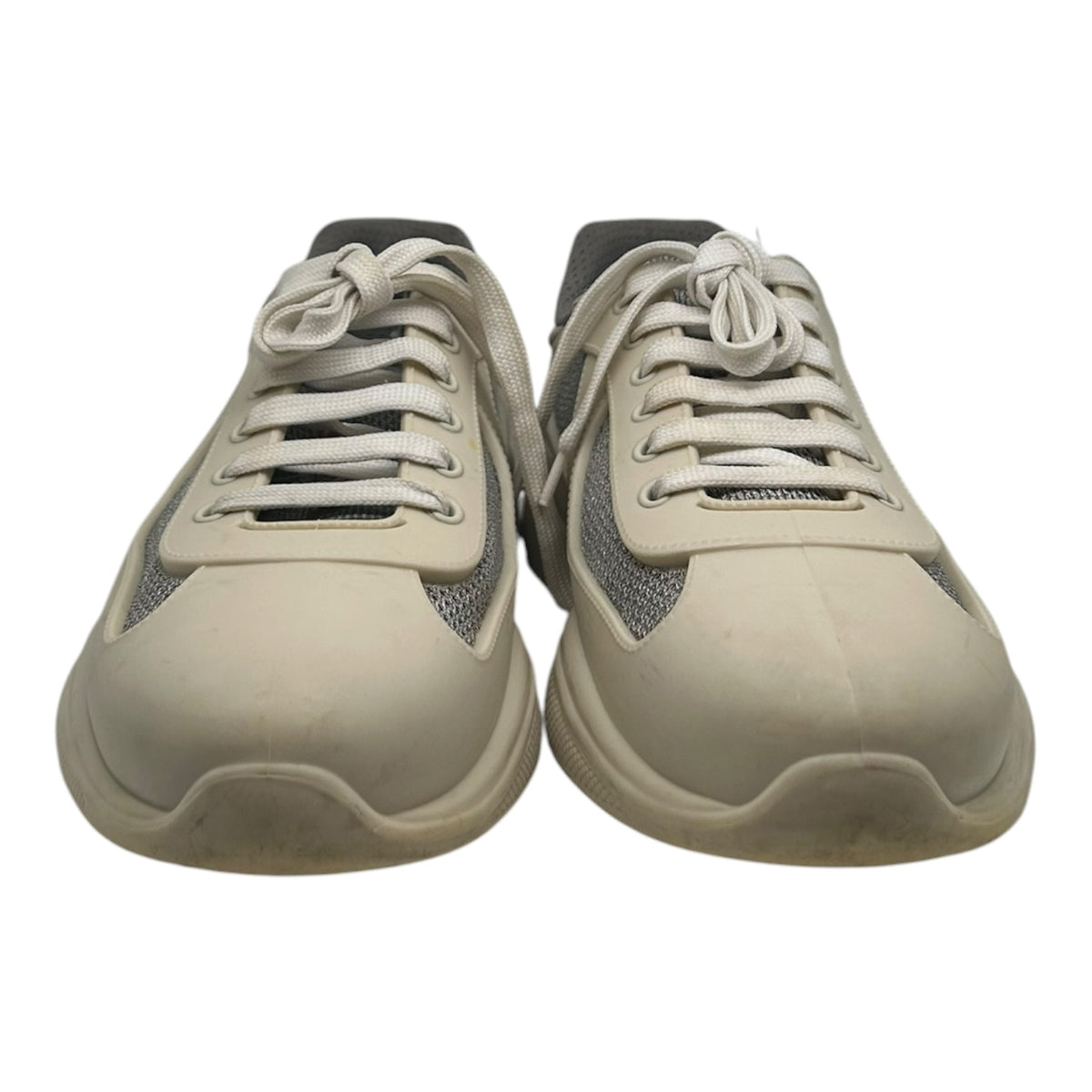 PREOWNED PRADA AMERICAS CUP SOFT RUBBER SNEAKERS