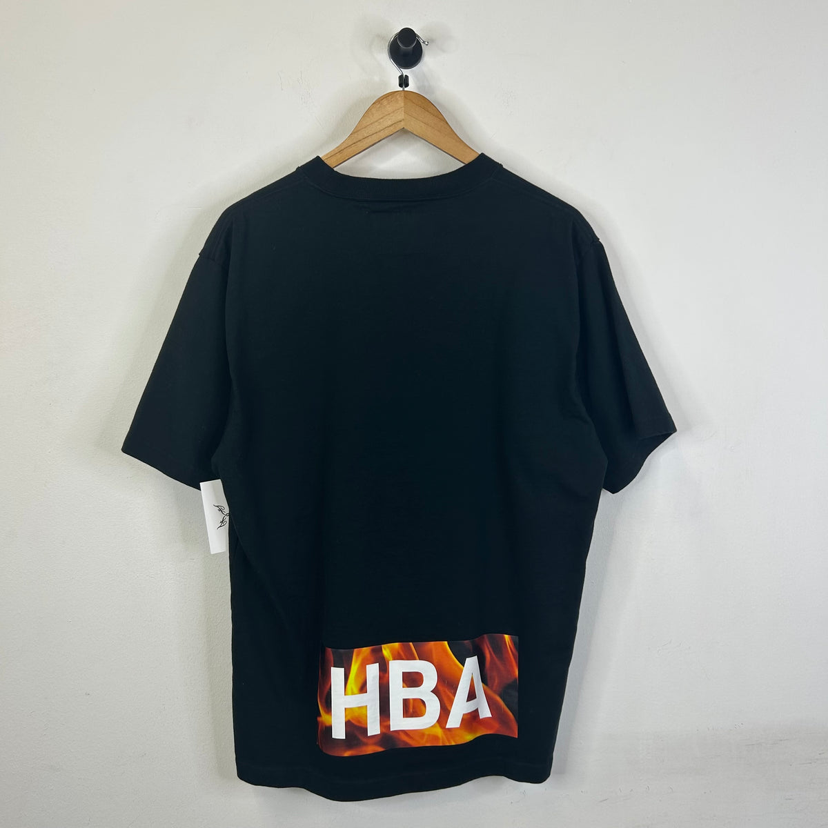 HOOD BY AIR ABLAZE LOGO SHIRT