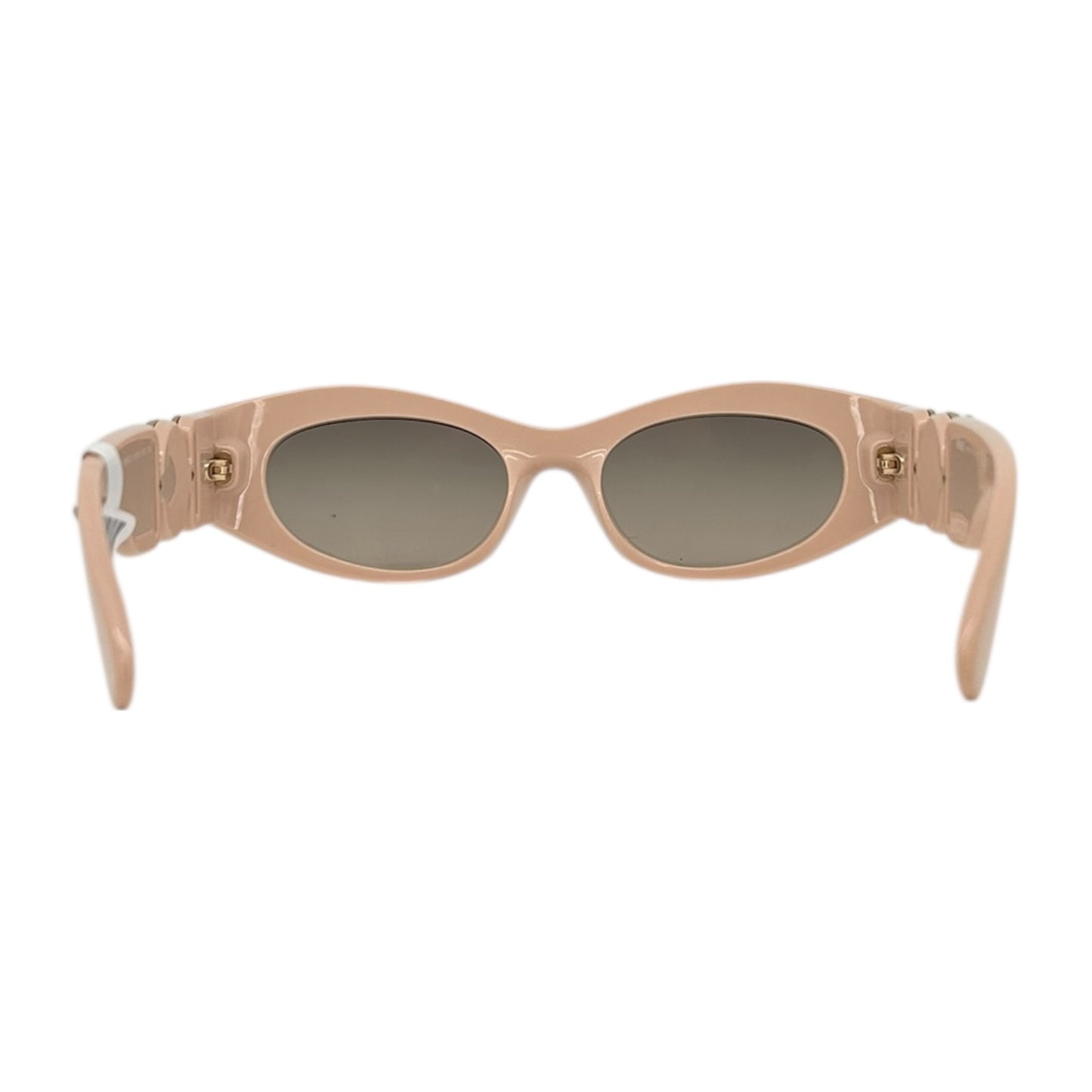VERSACE MEDUSA HEAD CAT EYE SUNGLASSES NUDE