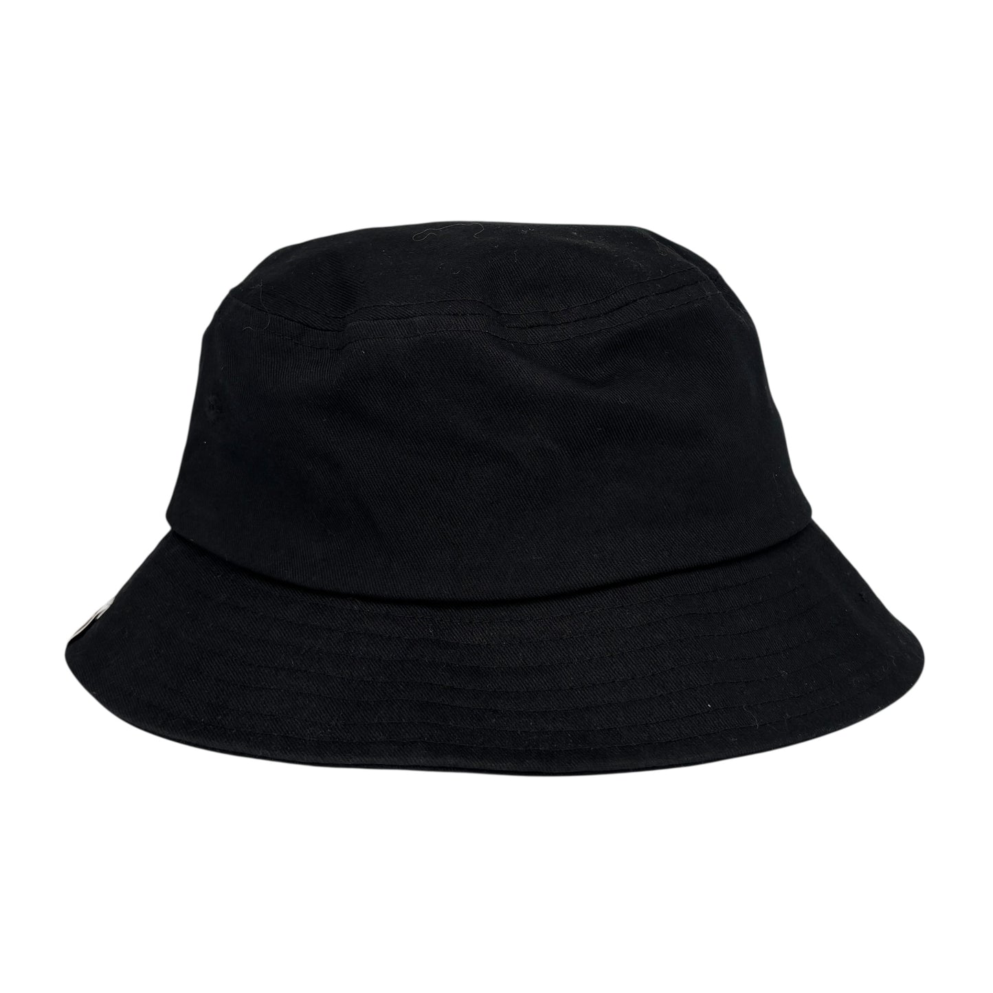 BAPE PINK LOGO BLACK BUCKET HAT