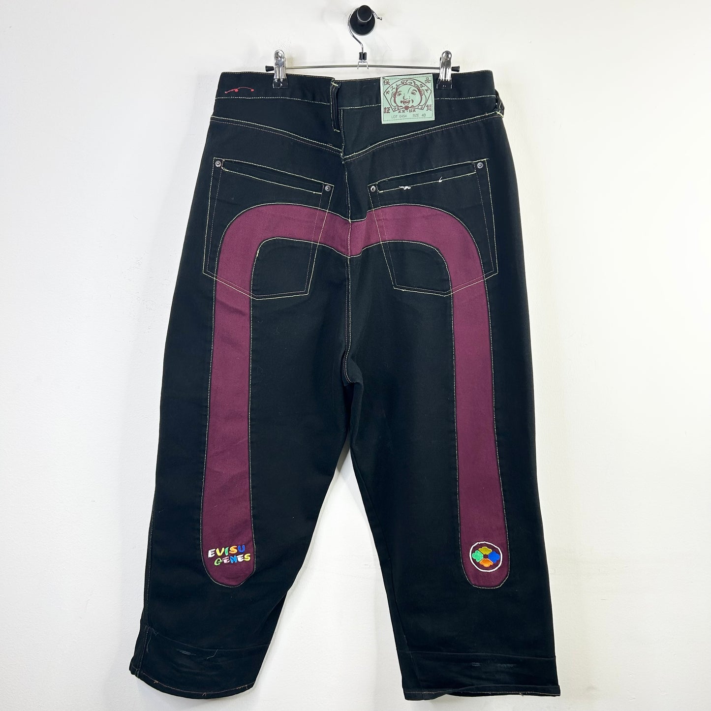 EVISU JUMBO BACK LOGO JEANS