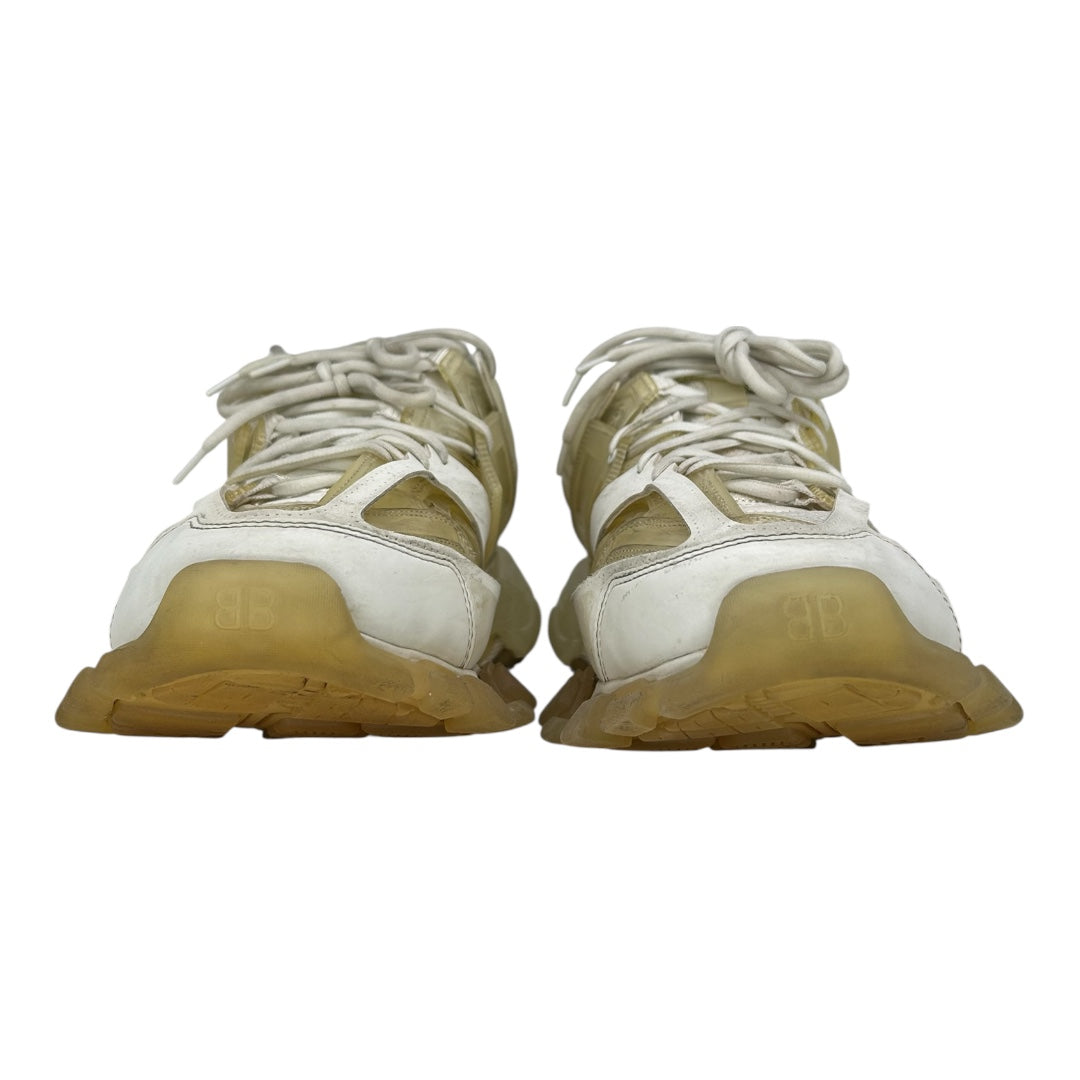 PREOWNED BALENCIAGA TRACK CLEAR SOLE WHITE