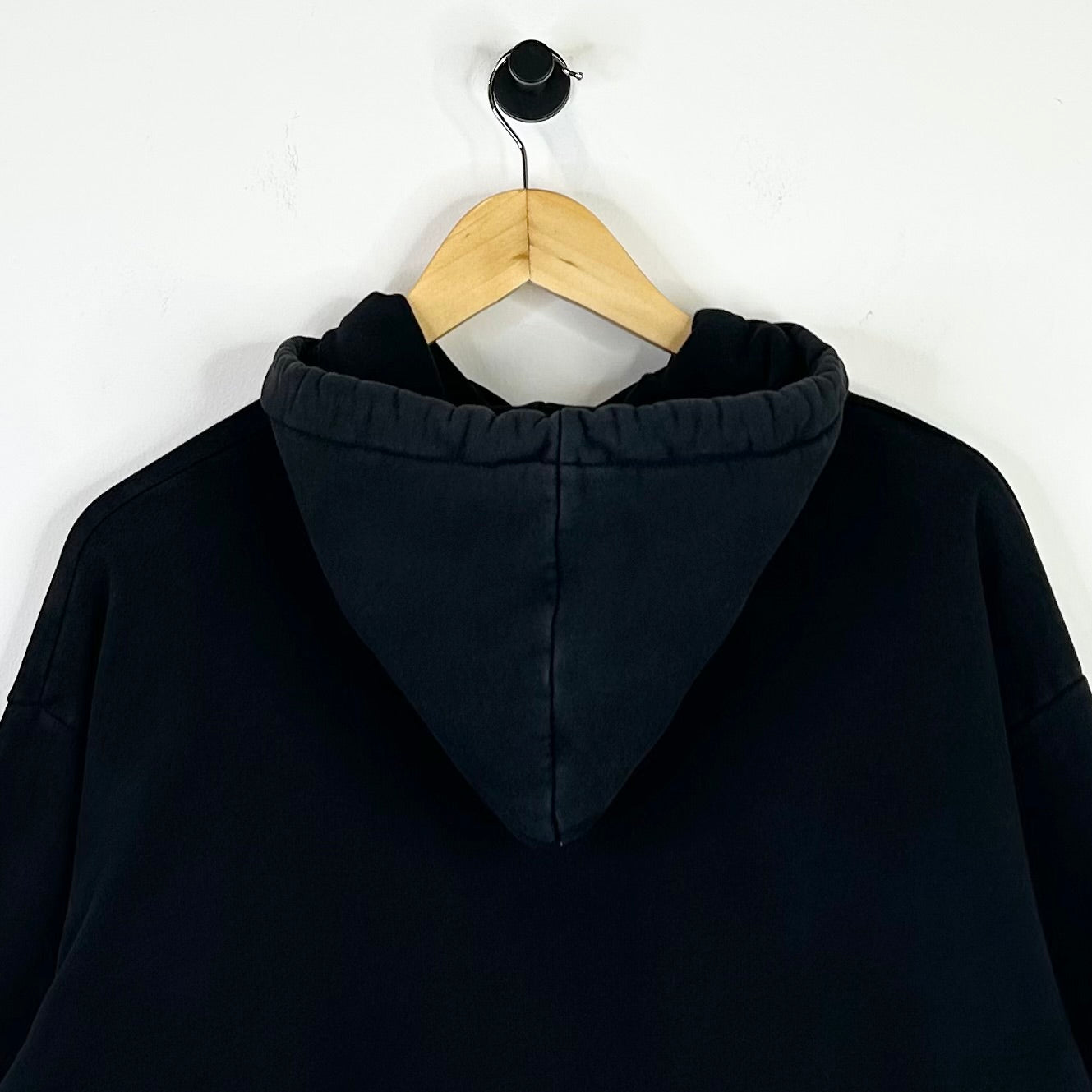 CELINE SPELLOUT LOGO BLACK HOODIE