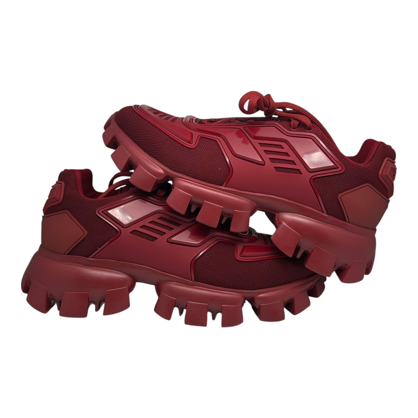 PREOWNED RED PRADA CLOUDBURST THUNDERS