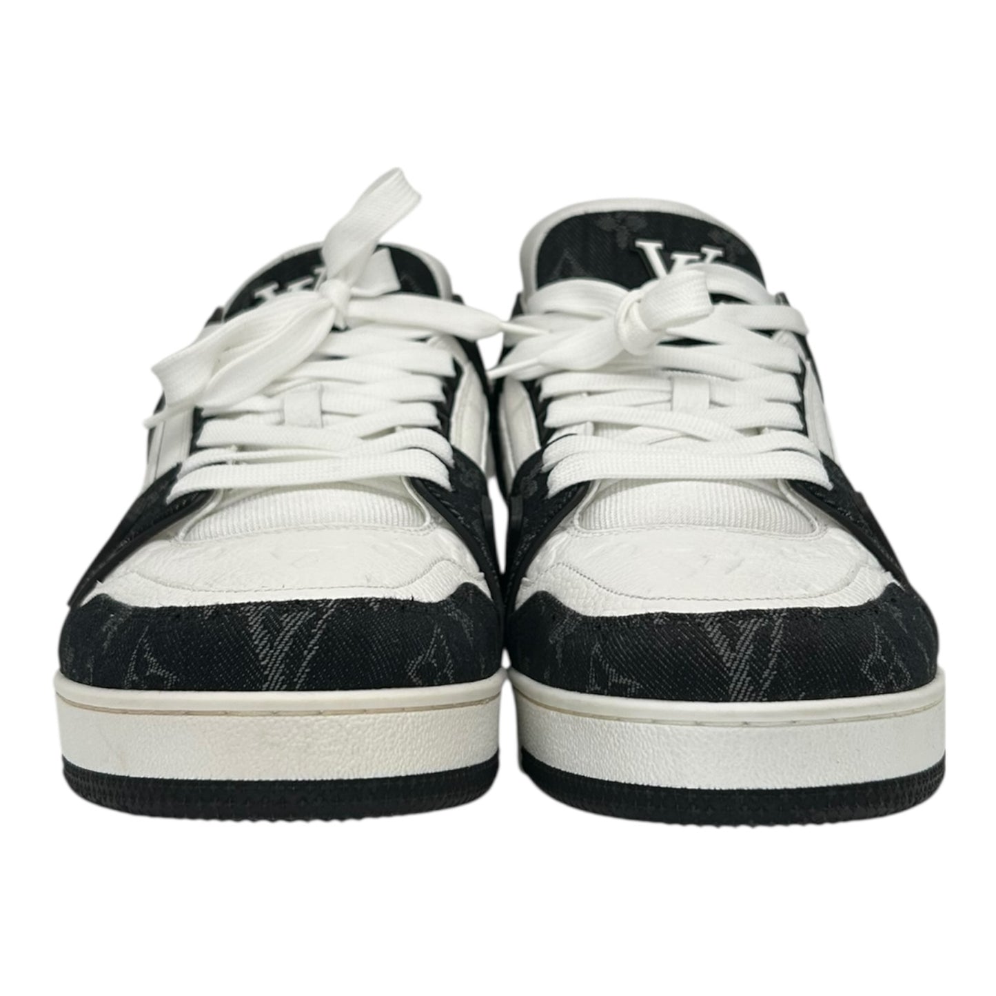 PREOWNED LOUIS VUITTON TRAINER BLACK DENIM