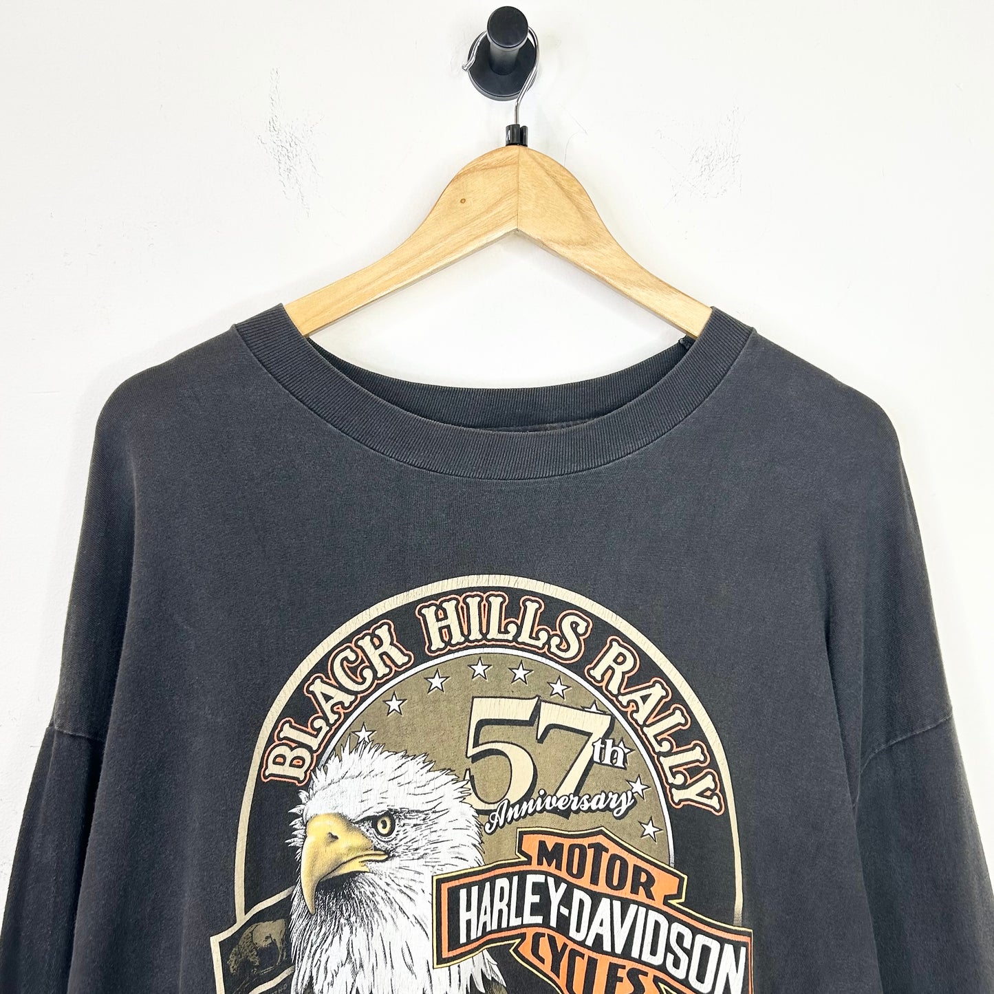 BLACK HILLS RALLY HARLEY DAVIDSON STURGIS BLACK LONGSLEEVE