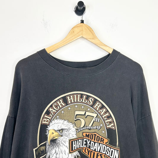 BLACK HILLS RALLY HARLEY DAVIDSON STURGIS BLACK LONGSLEEVE