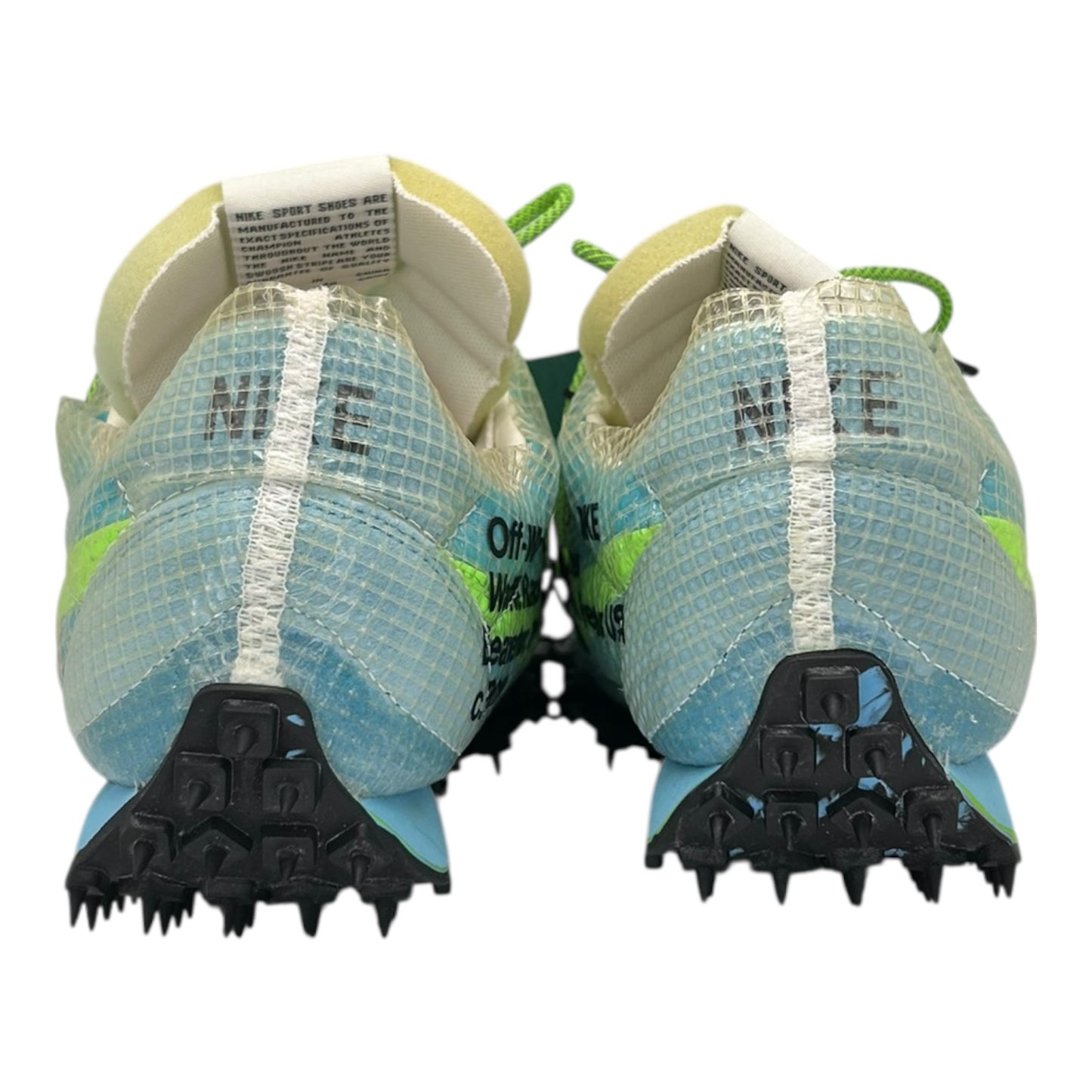 PREOWNED NIKE WAFFLE RACER OFF-WHITE VIVID SKY