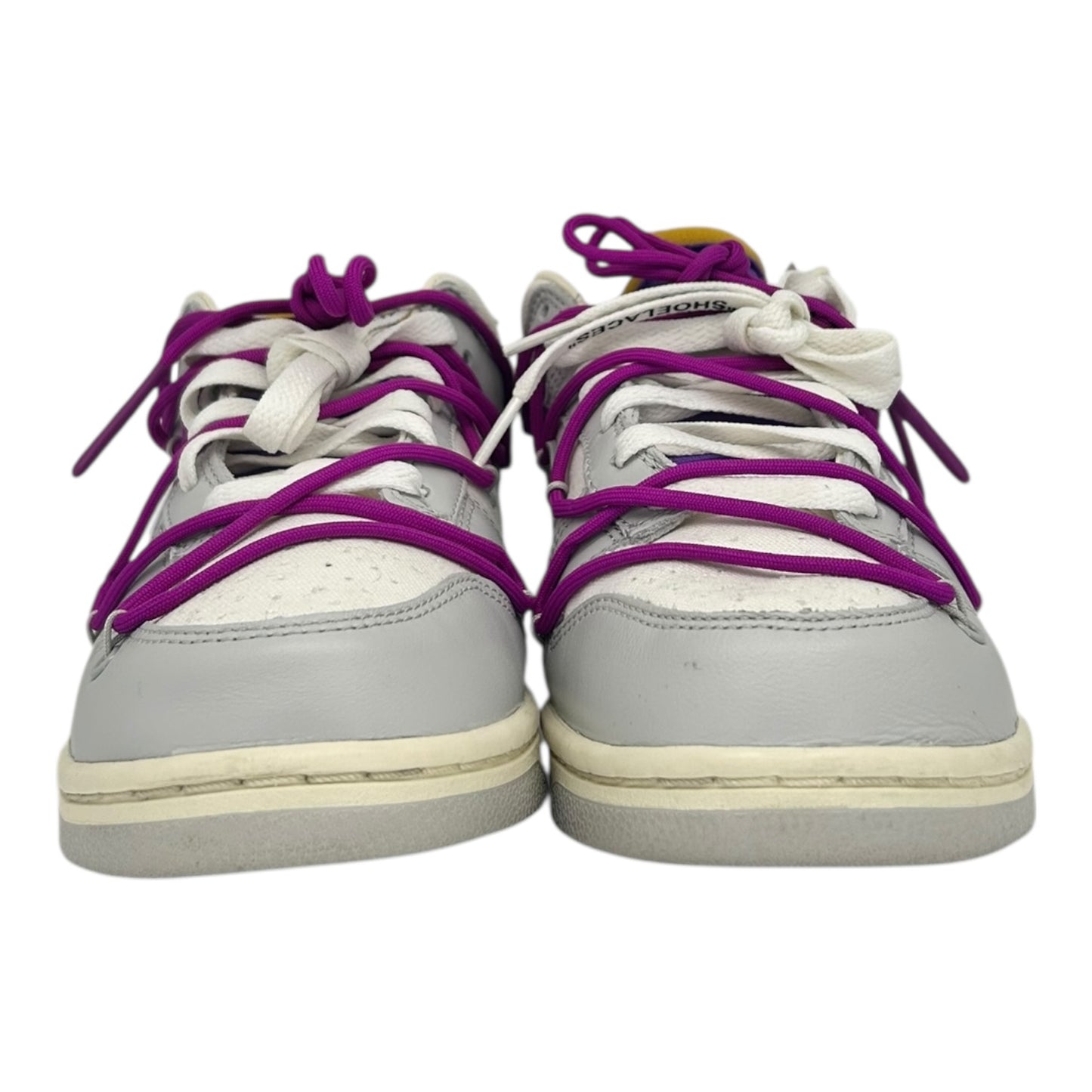 PREOWNED OFF WHITE X NIKE DUNK LOW LOT 28/50