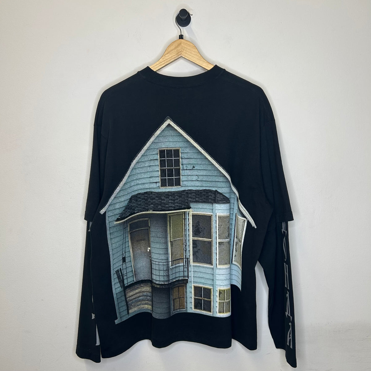 KANYE WEST DONDA CHICAGO LISTENING EVENT LAYERED T-SHIRT BLACK
