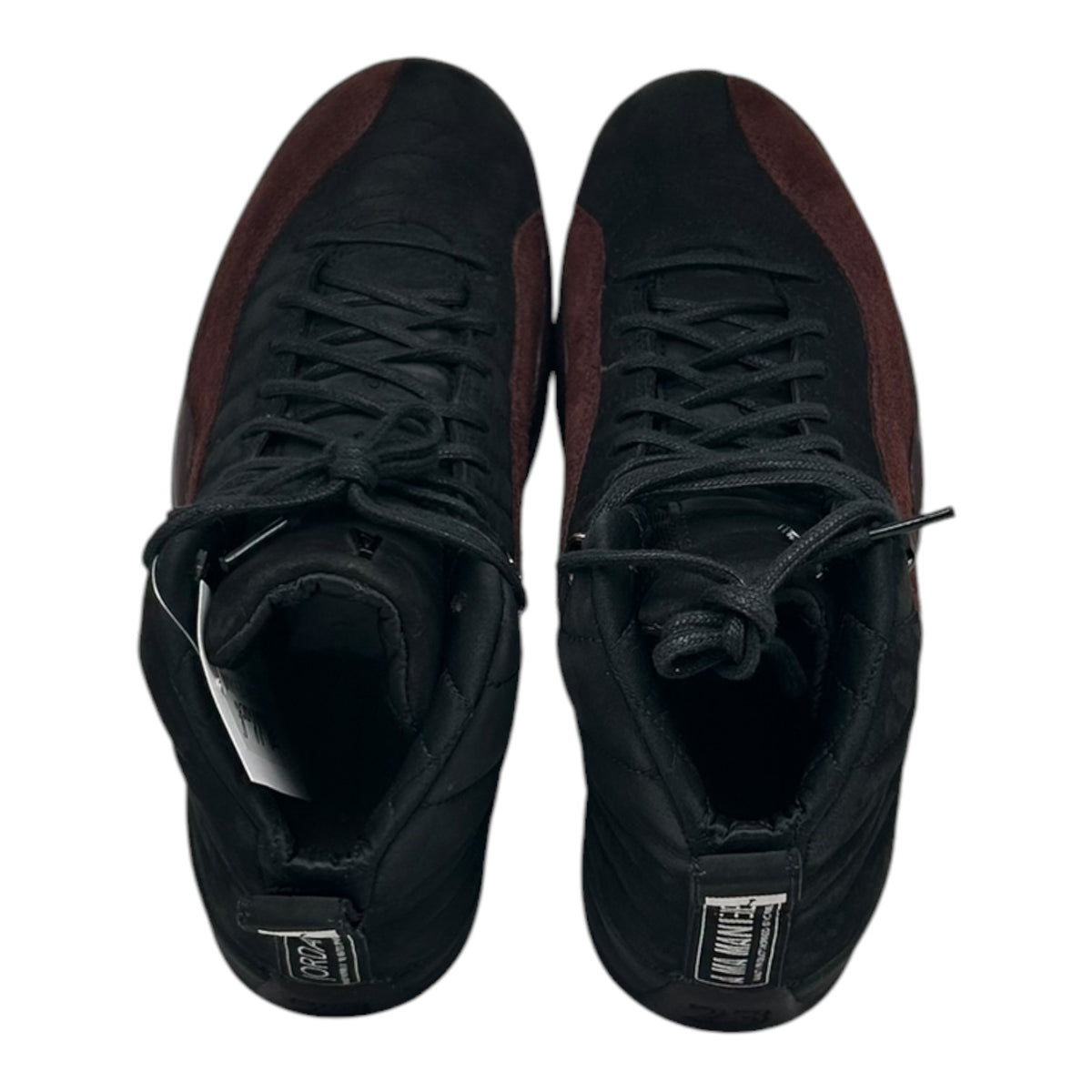 PREOWNED JORDAN 12 A MA MANIERE BLACK - NO INSERTS