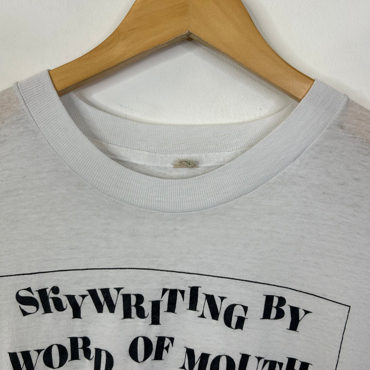 70S JOHN LENNON SKYWRITING BY WORD OF MONTH T-SHIRT