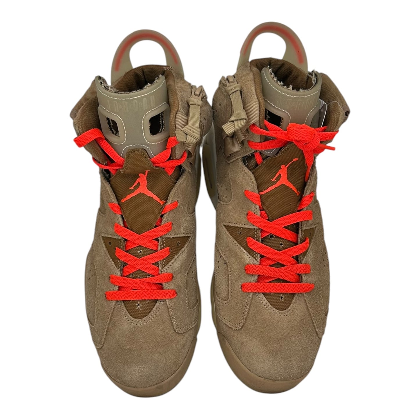 PREOWNED JORDAN 6  X TRAVIS SCOTT BRITISH KHAKI