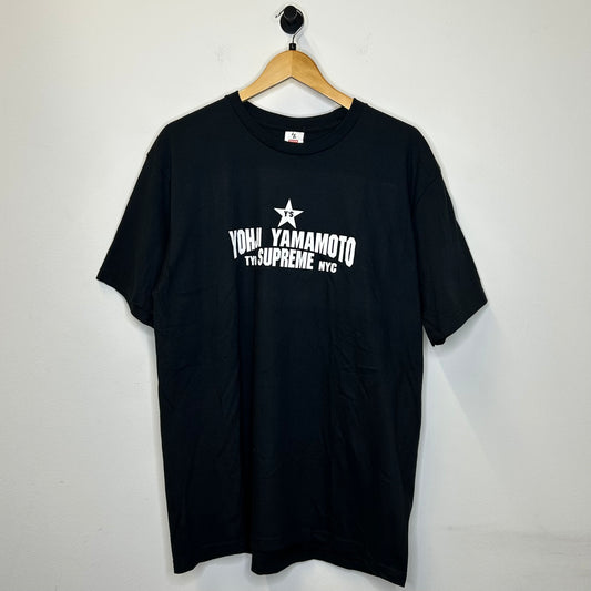 SUPREME YOHJI YAMAMOTO STAR TEE BLACK
