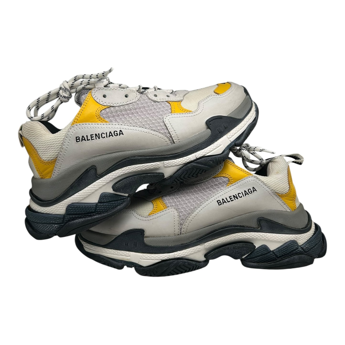 PREOWNED BALENCIAGA TRIPLE S SPLIT SNEAKERS