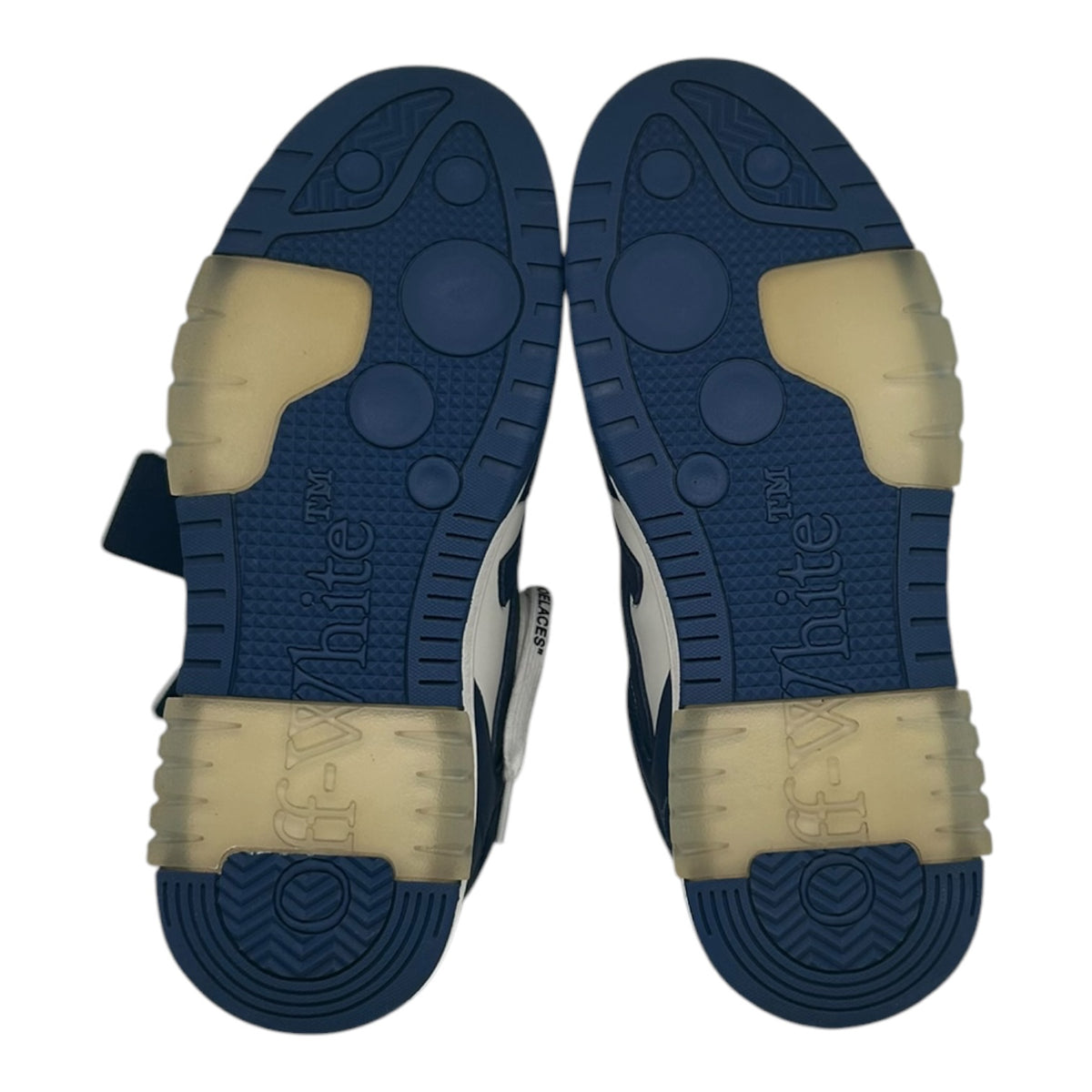 OFF-WHITE OUT OF OFFICE DARK BLUE WHITE SNEAKERS