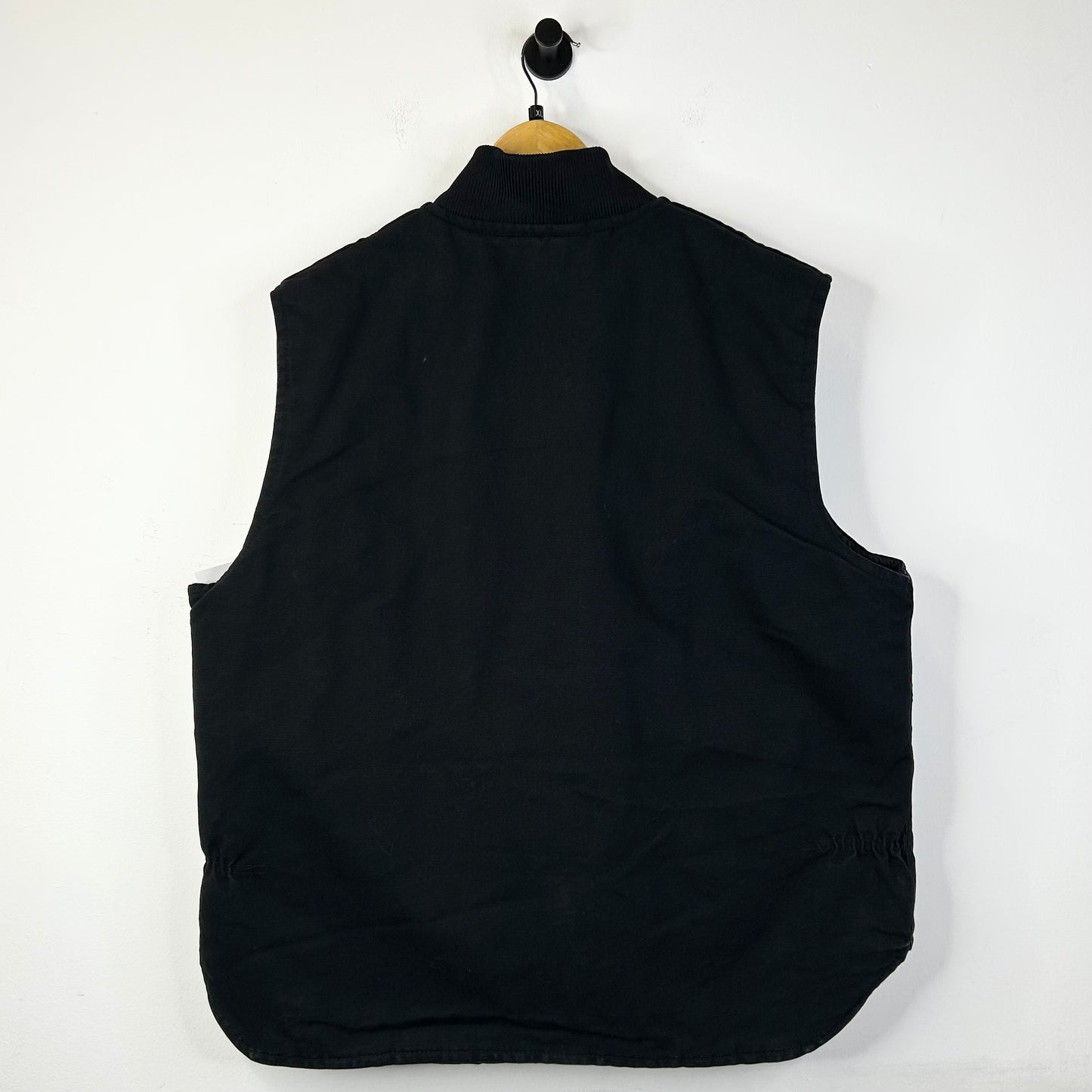 CARHARTT BLACK ZIP-UP VEST