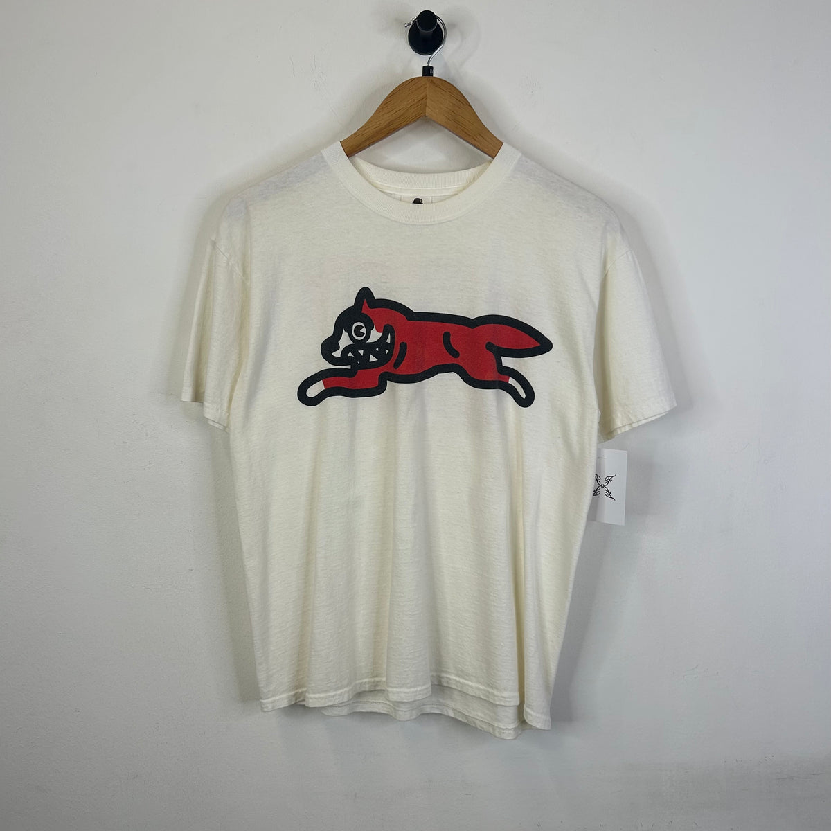 ICE CREAM RED RUNNING DOG TEE WHITE