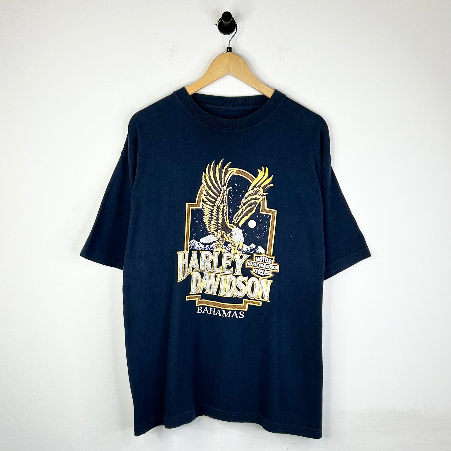 HARLEY DAVIDSON BAHAMAS NAVY EAGLE TEE
