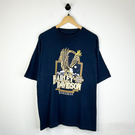 HARLEY DAVIDSON BAHAMAS NAVY EAGLE TEE