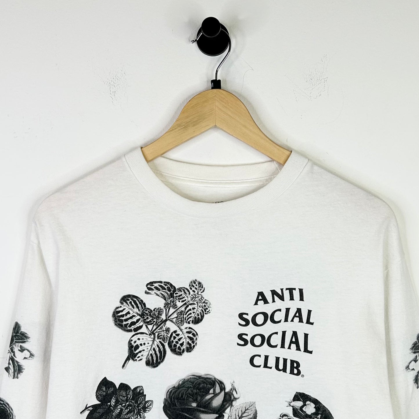 ANTI SOCIAL SOCIAL CLUB WHITE FLORAL LONG SLEEVE