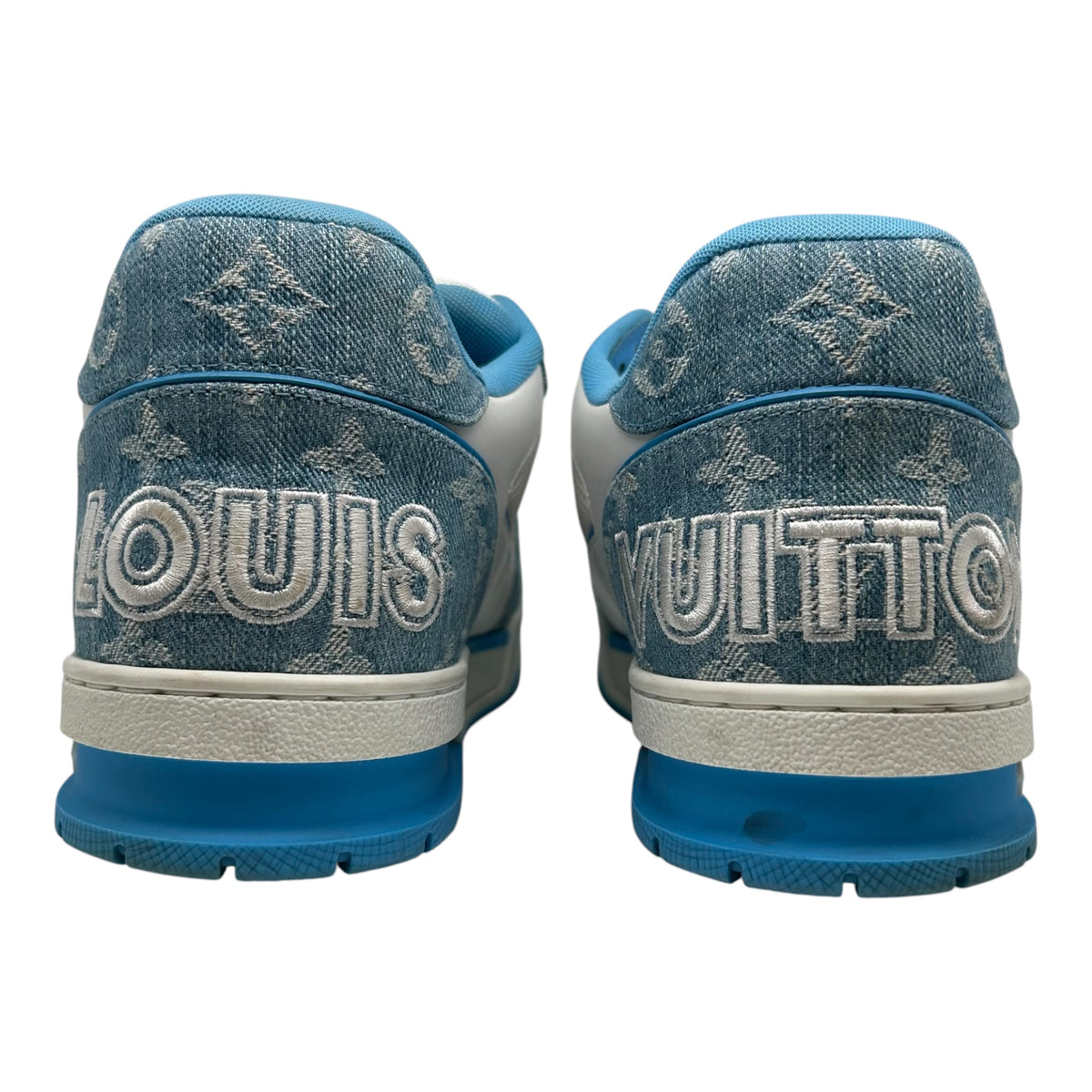PREOWNED LOUIS VUITTON BLUE TRAINERS