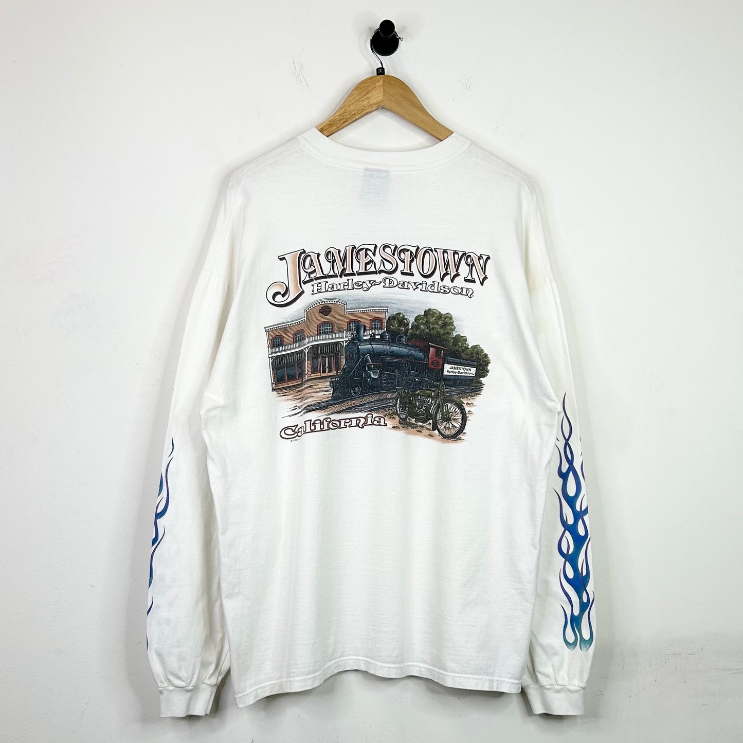 HARLEY DAVIDSON BLUE FLAME PHOENIX LONGSLEEVE