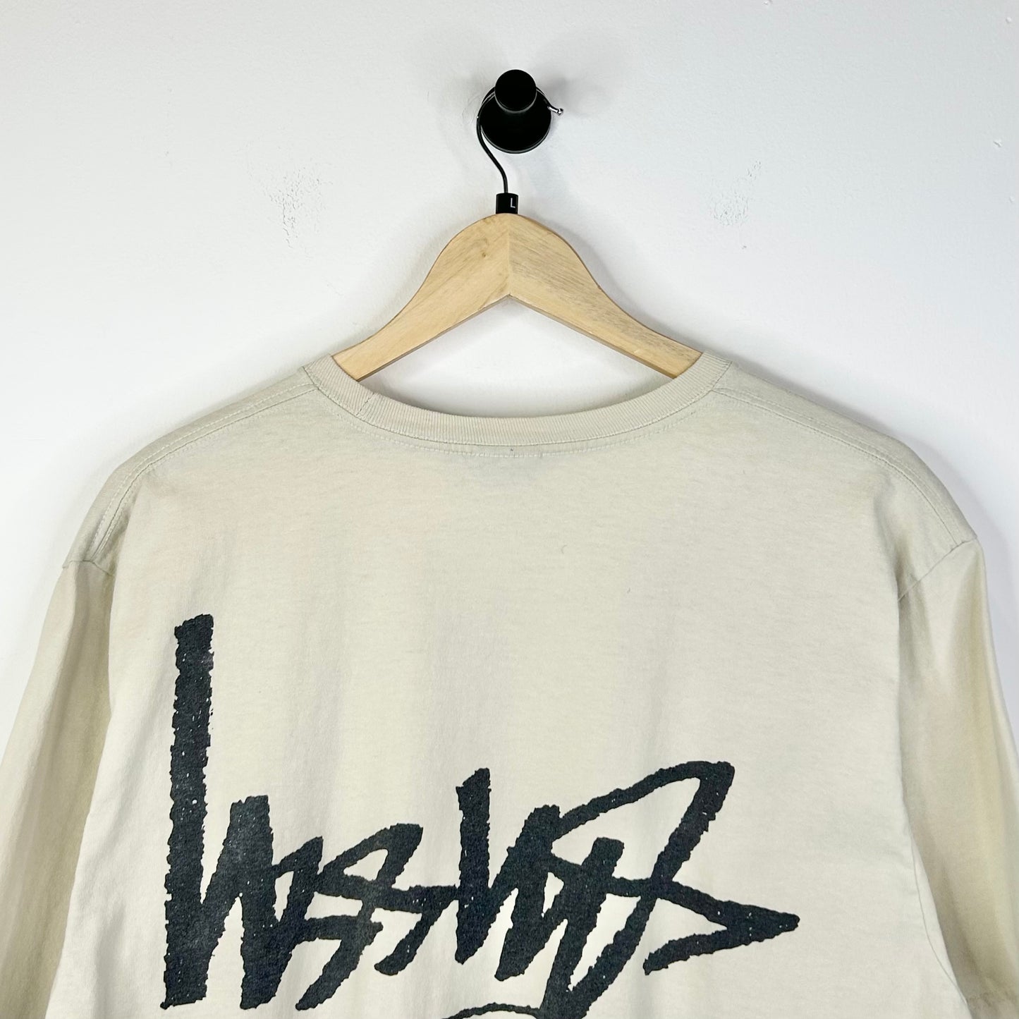 STUSSY UPSIDE DOWN LOGO TEE