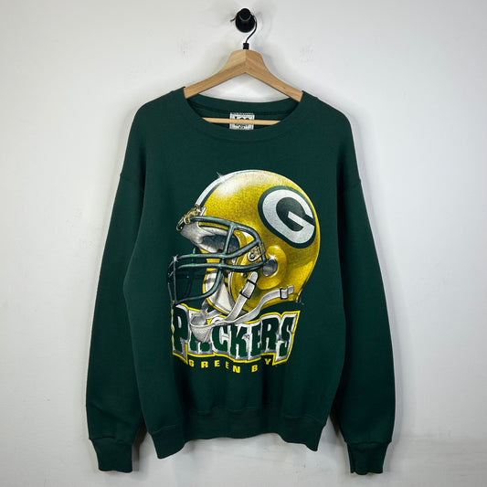 VINTAGE GREENBAY HELMET CREWNECK