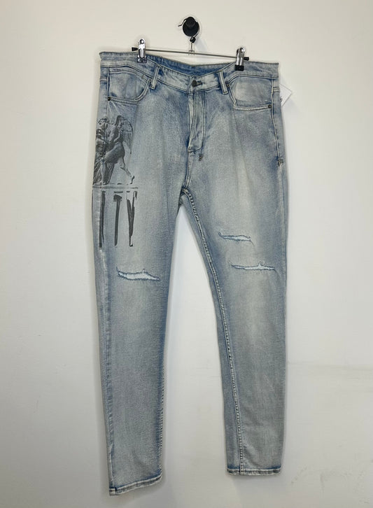 KSUBI UNITY BLUE SKINNY JEANS