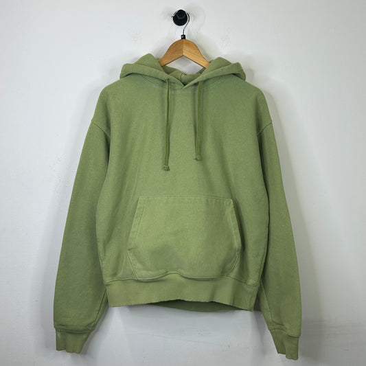STUSSY EMBROIDERED HOOD OLIVE HOODIE