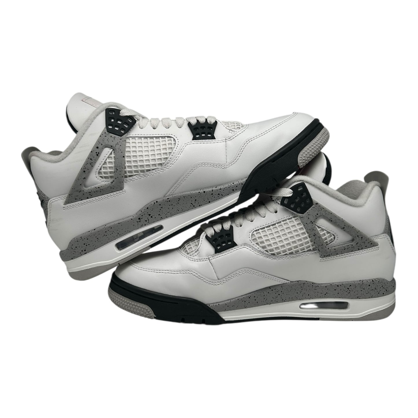 PREOWNED JORDAN 4 WHITE CEMENT SIZE 10.5
