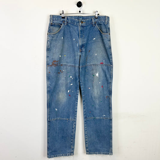 PAINT SPLATTERED DICKIES DOUBLE KNEE JEANS