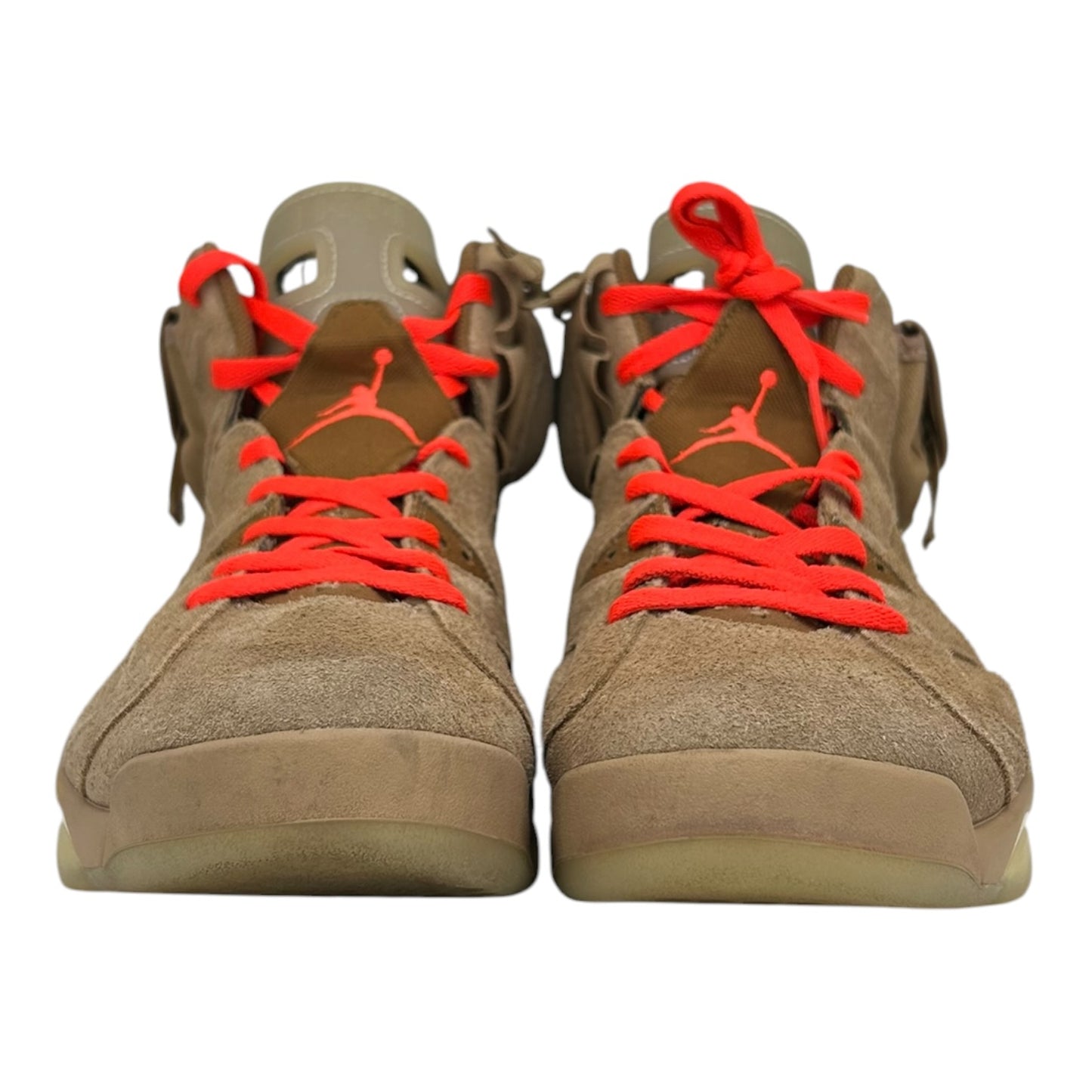 PREOWNED JORDAN 6  X TRAVIS SCOTT BRITISH KHAKI