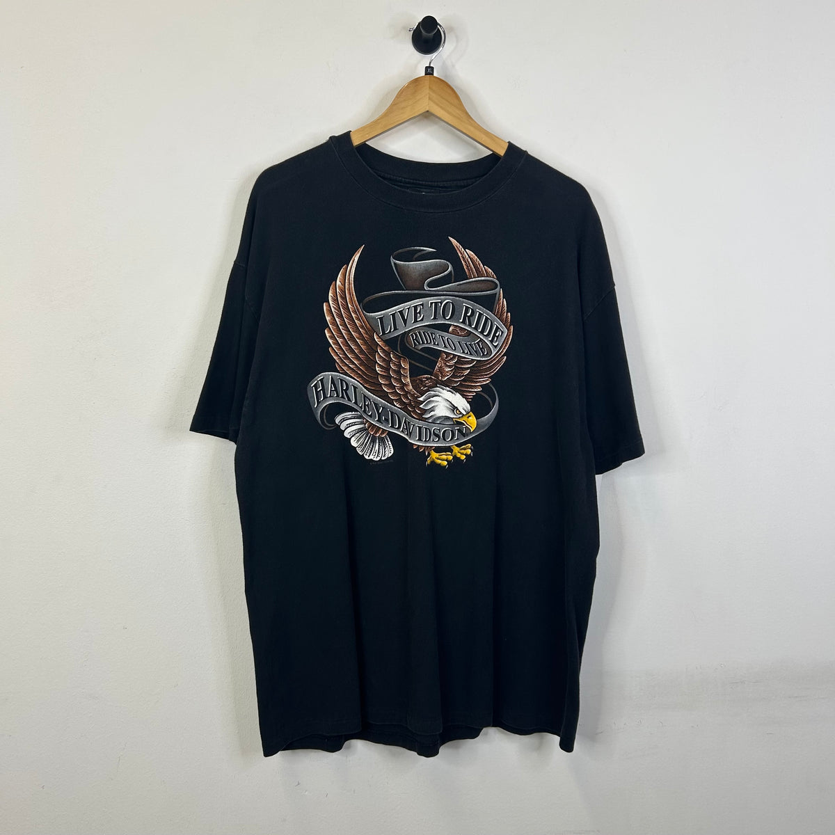 HARLEY DAVIDSON LIVE TO RIDE, RIDE TO LIVE EAGLE TEE