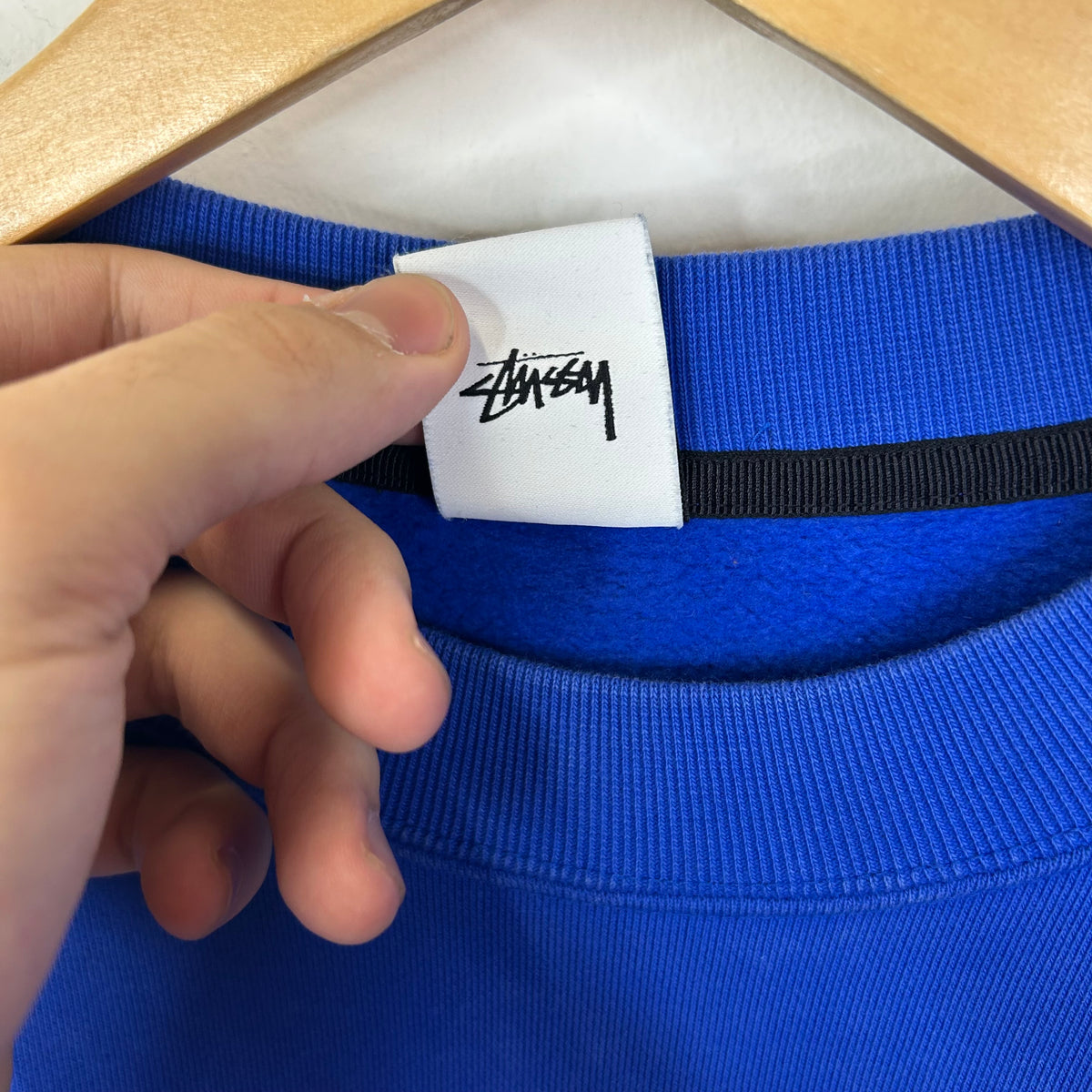 STUSSY x NIKE CREWNECK BLUE